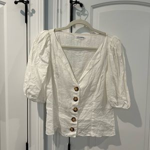 Reformation Linen Top